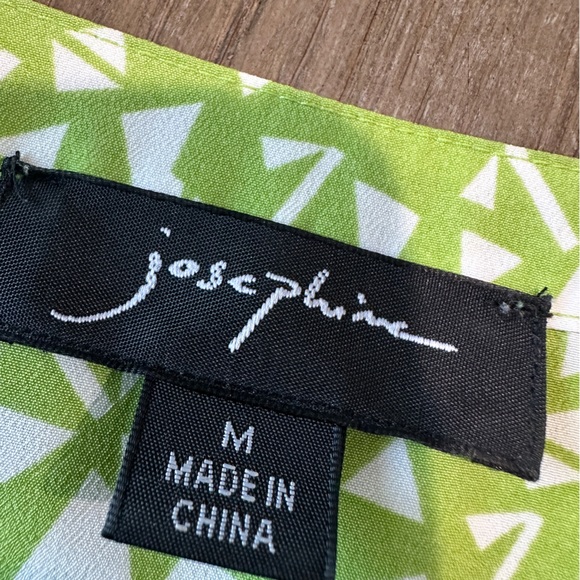 Josephine Tie Front Short Sleeve Blouse Size Medium - Picture 7 of 10